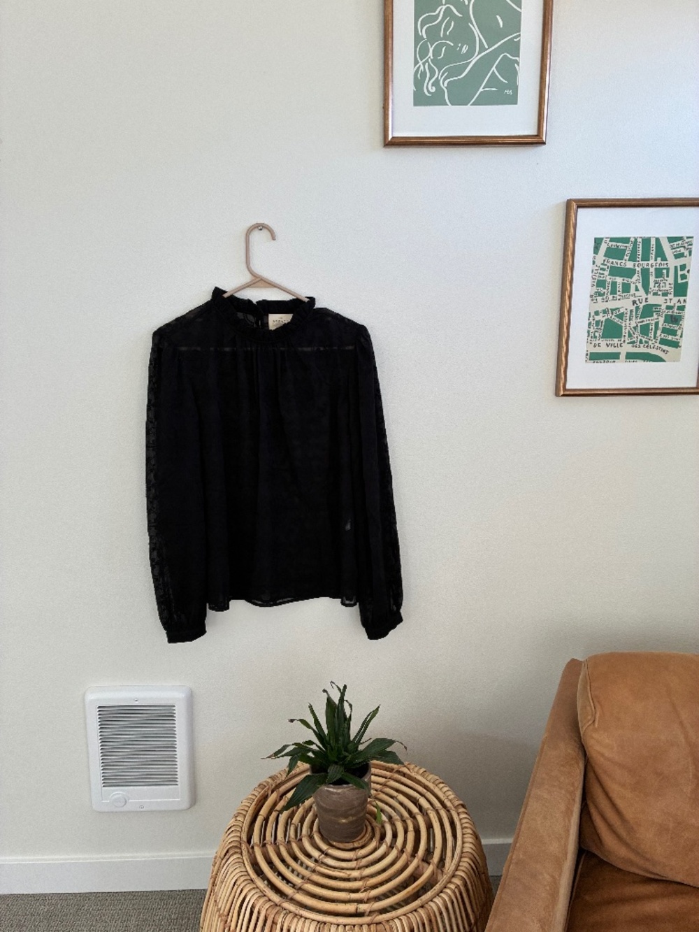 Black Sezane Blouse